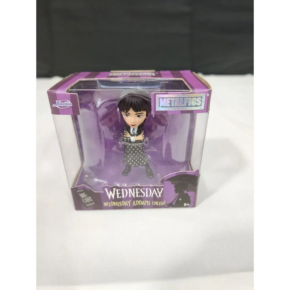 Jada Toys Metalfigs Wednesday Addams Dress Die-Cast Metal Figure Netflix 2024